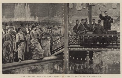 艺术协会在健康展上的对话（版画） 作者 英语学校