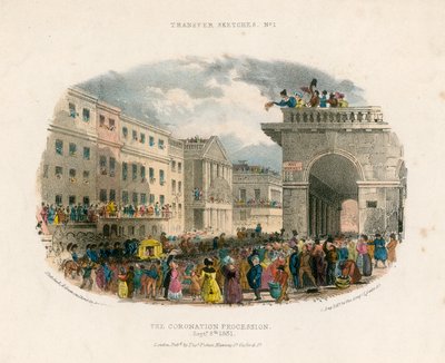 加冕游行，1831年9月8日 作者 英语学校
