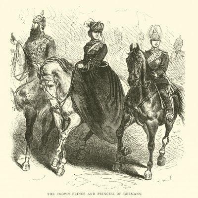 王储和德国王妃，1871年3月 作者 英语学校
