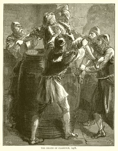 克拉伦斯之死，1478年 作者 英语学校