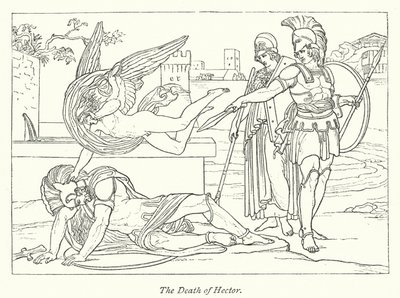 The Death of Hector (litho) 作者 英语学校
