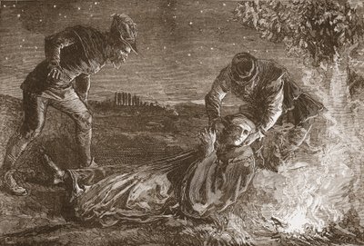 茨温格之死》，插图，选自詹姆斯-艾特肯-怀利（1808-1890 年）所著《新教史》，1878 年出版。1878（雕刻） 作者 英语学校
