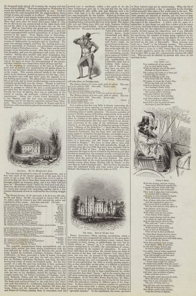 Epsom 的德比 (雕刻) 作者 英语学校