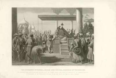 孟加拉人，比哈尔邦和奥里萨邦的Dewannee在英国，印度，1765年获得了批评 作者 英语学校