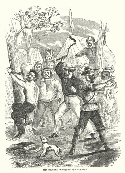 The Diggers punishing the Robbers (engraving) 作者 英语学校