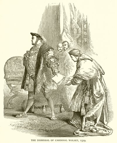解散红衣主教沃尔西，1529年 作者 英语学校