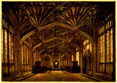 牛津神学院：建于1445年至1454年之间，由Samuel R. Gardiner撰写的英国学生历史插图，1902年出版（数字增强图像） 作者 英语学校