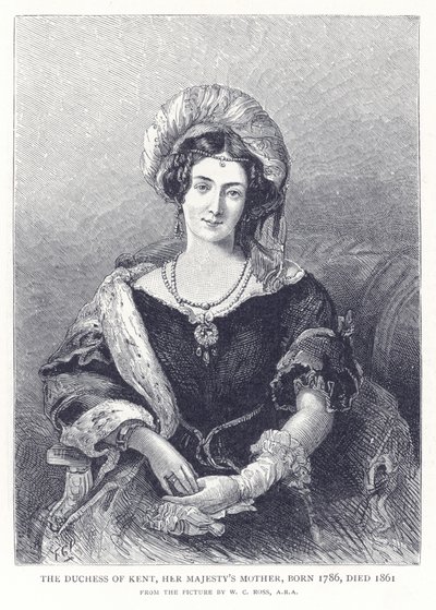 肯特公爵夫人，女王母亲，1786年出生，1861年去世 作者 英语学校