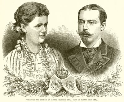 奥尔巴尼公爵和公爵夫人（1882年结婚。奥尔巴尼公爵死于1884年） 作者 英语学校