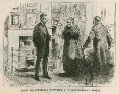沙夫茨伯里伯爵;沙夫茨伯里勋爵（Lord Shaftesbury）拜访了一位侍者的房子 作者 英语学校