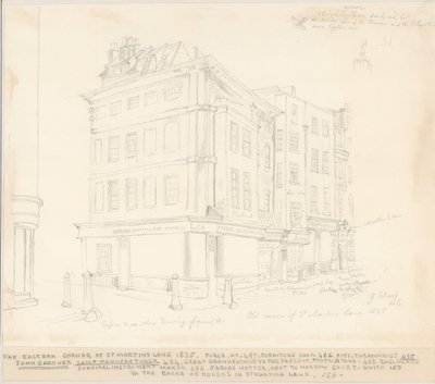 1825年，伦敦圣马丁巷的东角 作者 英语学校