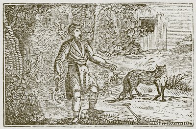 狐狸和乡下人》（雕刻） 作者 英语学校