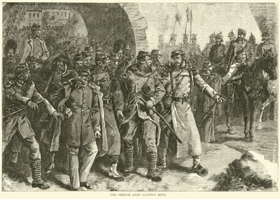 法国军队于1870年10月离开梅茨 作者 英语学校