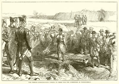 法国专员前来为本地治里投降（1761年） 作者 英语学校