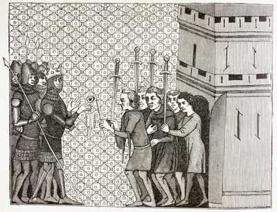 Garrison Surrenders，1880年 作者 英语学校