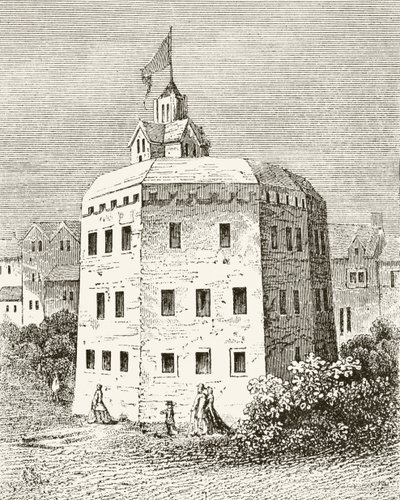 南威克的环球剧院，由威廉希克曼史密斯奥布里（1858-1916）的“英国国内和国内历史”出版，伦敦，1890年 作者 英语学校