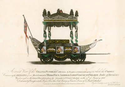 海军上将勋爵纳尔逊的大葬礼车 作者 英语学校