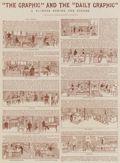 "The Graphic "和 "Daily Graphic"（雕版印刷）。 作者 英语学校