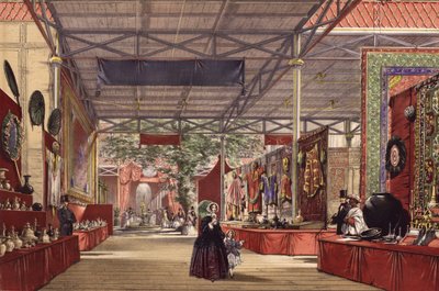 1851 年印度第 7 届世博会（彩色雕刻） 作者 英语学校