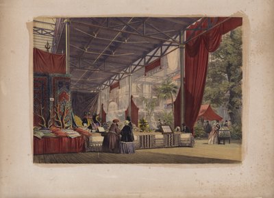1851 年万国博览会，土耳其 1 号（彩色雕刻） 作者 英语学校