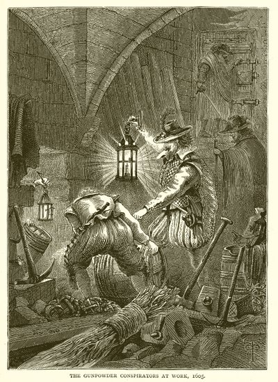 1605年火药阴谋在工作 作者 英语学校