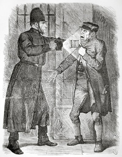惯犯 "疗法，发表于1869年4月8日的《庞克》杂志（雕刻）。 作者 英语学校