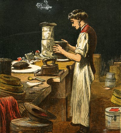帽匠，1867年 作者 英语学校