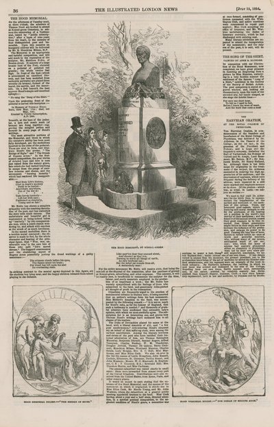 Kensal Green的胡德纪念馆 作者 英语学校