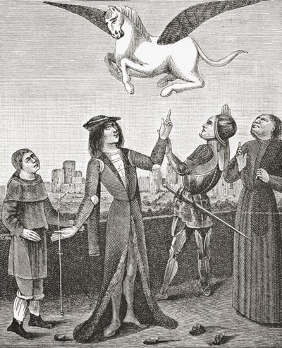 马飞马，1878年 作者 英语学校