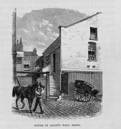 在雅各布的Well Mews的房子，Michael Faraday（1791-1867）出生 作者 英语学校