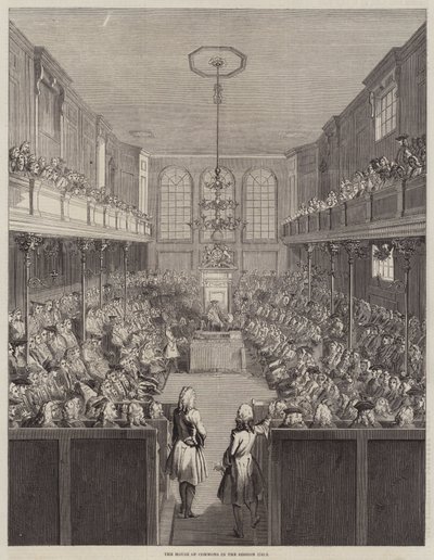 The House of Commons in the Session 1741-2 (engraving) 作者 英语学校