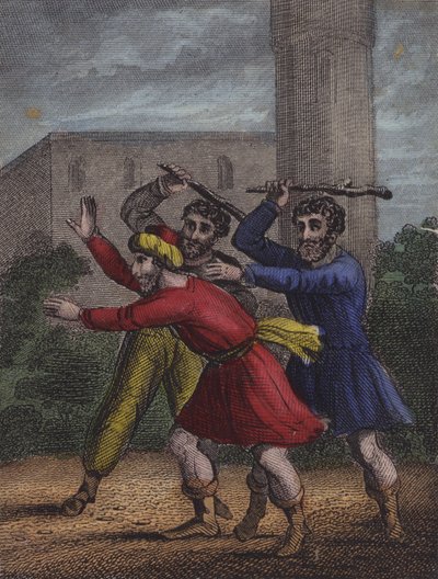 牧民们宣布他们的愤怒......(彩色版画) 作者 英语学校