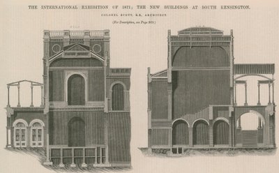 1871年国际展览：南肯辛顿的新建筑 作者 英语学校
