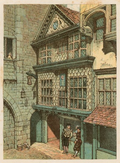 1884年南肯辛顿国际健康展：伦敦老街 作者 英语学校