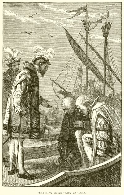 国王访问Vasco da Gama 作者 英语学校