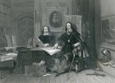 牛津的国王和海德，由J. T Willmore，1844年 作者 英语学校