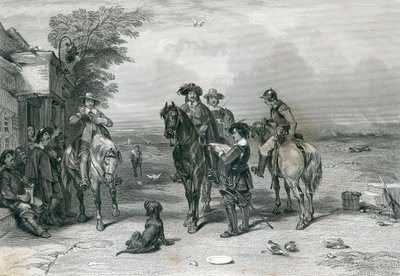弗雷德里克镌刻的“苏格兰之旅”中的国王。 T. Heath，1844 作者 英语学校