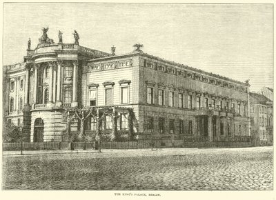 国王宫，柏林，1871年3月 作者 英语学校