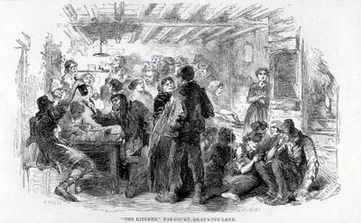 The Kitchen，Fox-Court Grays Inn Lane，1851 作者 英语学校
