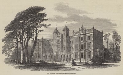 Kneller Hall 培训学校，惠顿（版画） 作者 英语学校