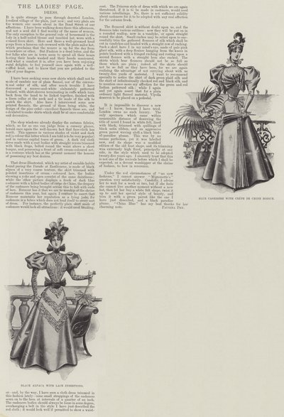 女士专页，连衣裙（雕刻） 作者 英语学校