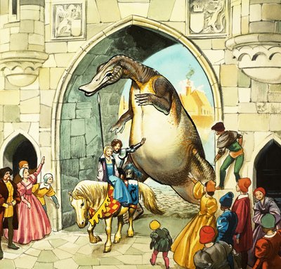 夫人与龙 作者 英语学校