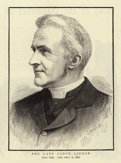 The Late Canon Liddon (engraving) 作者 英语学校