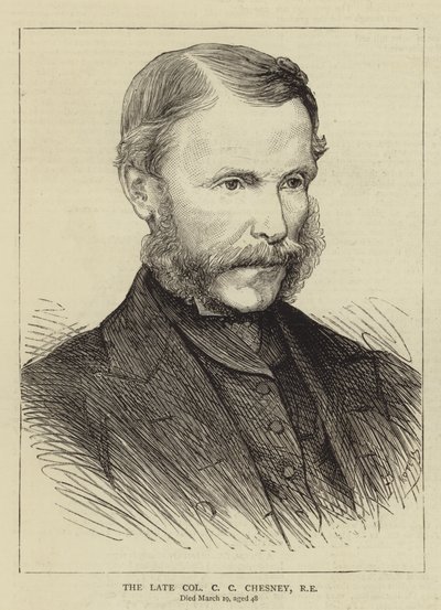 The Late Colonel C C Chesney, RE (engraving) 作者 英语学校