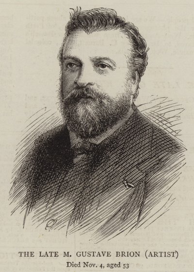 已故 M Gustave Brion，艺术家（版画） 作者 英语学校