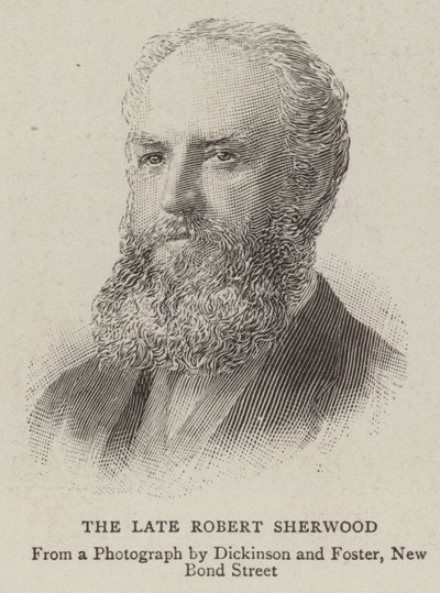 The Late Robert Sherwood (engraving) 作者 英语学校