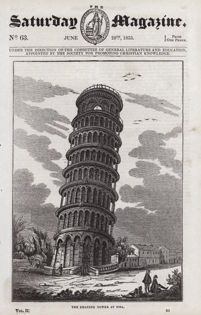 比萨斜塔（雕版画 作者 英语学校