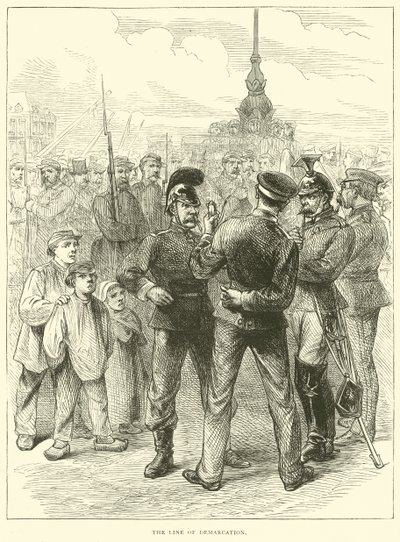 划界线，1871年3月 作者 英语学校