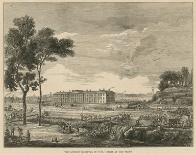 1753年的伦敦医院 作者 English School