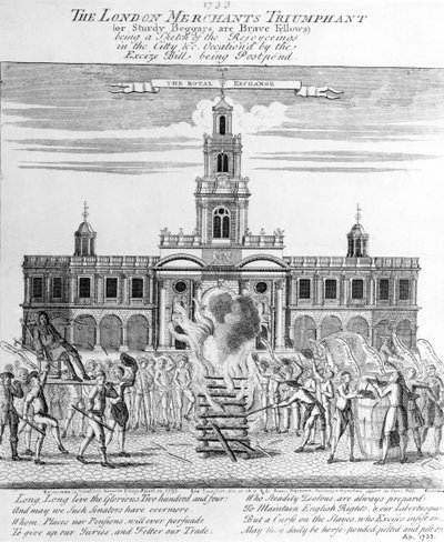 伦敦商人凯旋，1733年 作者 英语学校